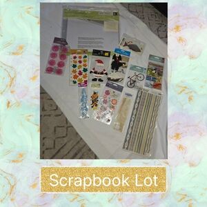 Scrapbook Lot with Assorted Colors